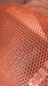 MUJI再生聚酯纤维 立体网眼袋 橙色 约25x12.5x5cm  实拍图