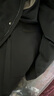 罗蒙（ROMON）鹅绒羽绒服男中长款26年保暖外套中老年高端休闲京东自营黑色L 实拍图