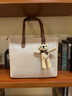 viney牛皮包包女包大容量托特包轻奢斜挎单肩包送生日情人节礼物女朋友 实拍图