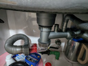 裕津（HSPA）厨房下水管道全套洗菜盆双槽水槽防臭7606 实拍图