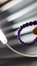 石玥珠宝收藏级7-8mm天然紫水晶手链本命年转运珠九紫离火手串男女士款 实拍图