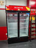 格点大容量饮料柜商用冰柜直冷藏展示柜酒水柜纯风冷无霜保鲜柜超市玻璃门冰箱立式啤酒柜 大双门下机组风冷 360°循环速冷款 实拍图