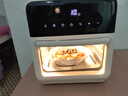 扬子（YANGZI）2025新款家用空气炸锅蒸烤全自动多功能波炉电烤箱蒸微波炉一体机三合一可视大容量烘烤2026新款 米白色【赠送烤盘+烤网+隔热手套】 36L 实拍图