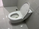 九牧（JOMOO）马桶家用暴风大冲力抗菌釉面一键快拆盖板除臭抗菌坐便器 双漩暴风脲醛抗菌11368（预售） 305/300mm 实拍图