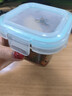 希乐扣Cilock耐热玻璃饭盒 迷你保鲜盒辅食碗可蒸煮冷冻密封辅食盒 方160ml*3 实拍图