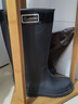 雨鞋女款成人高筒雨靴防滑水鞋长筒防水防臭加绒水靴 粉色 L （39-40） 25CM 实拍图