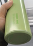 炊大皇保温杯 316L医用级不锈钢茶水分离商务便携保温杯 绿色 490ml 实拍图