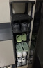 安尔雅简易鞋架门口多层宿舍家用收纳立式省空间分层隔板鞋柜 黑色8层 实拍图