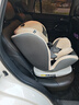 Heekin德国 儿童安全座椅汽车用0-4-12岁婴儿宝宝360度旋转ISOFIX硬接口 时尚灰(ISOFIX+360度旋转) 实拍图