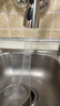 京东京造 厨房水龙头 抽拉式洗菜盆龙头 304不锈钢360°旋转冷热水3功能 实拍图