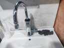 奥克斯（AUX）电热水龙头热水器加热水龙头快速热水变频恒温厨房下进水 【大屏数显】电镀银+漏保插头+万向喷头 实拍图