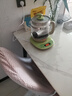 小熊（Bear）养生壶烧水壶恒温煮茶壶多档保温烧水炖煮壶一体多功能电热水壶花茶壶办公室玻璃烧水养生壶0胶水 YSH-B18T1【配实用滤网+蛋架】 1.5L 绿色 实拍图