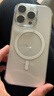 倍思 适用苹果14手机壳磁吸充电 iPhone14保护套高端Magsafe磁吸壳超薄气囊防摔手机壳男女款 透明 实拍图