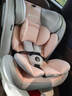Heekin德国 儿童安全座椅汽车用0-4-12岁婴儿宝宝360度旋转ISOFIX硬接口 时尚粉(ISOFIX+360度旋转) 实拍图