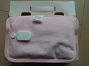 彩虹暖手宝热水袋电热暖手宝暖肚子暖水袋暖脚暖身暖手宝宝充电 粉色 实拍图