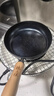 臻三环 正宗章丘手工铁锅物理不粘锅燃气灶适用热油小锅平底煎蛋小煎锅 烤蓝 18cm 实拍图