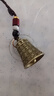 宫铃纯黄铜铃铛配饰汽车钥匙扣链挂件古风手工编织挂绳吊坠圈 心经铃铛祥云绳款 实拍图