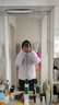 特步（XTEP）80%绒短款羽绒服男女款冬季新款保暖防风加厚外套男 伴月紫-0115-80%绒 M 实拍图