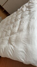 斯诺曼【暖芯】90%白鸭绒被子羽绒被芯 加厚冬被220*240cm填充1400g白色 实拍图