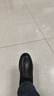 奥康（Aokang）官方春秋季流行商务休闲皮鞋男士舒适百搭一脚蹬鞋子男黑38码 实拍图