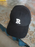 【热巴同款】加大棒球帽帽子男女大头围显脸小春夏字母百搭棒球帽 刺绣款-黑色 实拍图