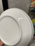 友来福陶瓷盘家用白瓷盘子8英寸中式餐盘菜盘酒店商用微波炉可用5只装 实拍图