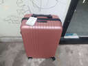 梵地亚行李箱男大容量24英寸万向轮拉杆箱旅行箱包密码箱女皮箱子玫瑰金 实拍图