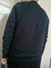 安踏（ANTA）百搭抓绒卫衣男女秋冬季加绒保暖情侣潮流运动休闲打底针织套头衫 【加绒-简约时尚】基础黑7712-2 XL 实拍图