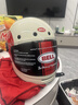 BELL复古头盔BULLITT布利特男女赛车骑行碳纤维安全四季摩托机车全盔 [普版]复古红白 XL码 实拍图