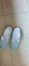 华美健步洞洞鞋女防滑包头凉拖鞋海边沙滩鞋柔软果冻鞋HM2136天蓝38 实拍图