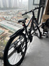 EG7山地自行车成人学生变速越野单车双减震赛车26寸青少年男女 辐条【升级减震 超强承重】黑白 26寸21速【适合：160-180CM】 实拍图