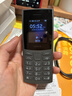 NOKIA新105 4G 全网通移动联通电信 老人老年按键直板学生儿童备用戒网手机 双卡双待  黑色 实拍图