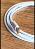 华为原装6A数据线 USB Type-A转USB Type-C/1m线长/支持66W（11V6A）充电 白色CC790 实拍图