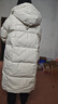 紫涵（ZIHAN）紫涵长款连帽羽绒服外套女2024年冬季新款防风防水过膝鸭绒面包服 实拍图