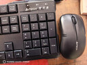 双飞燕（A4TECH）WKG-1000无线键鼠套装 台式电脑笔记本外接办公打字薄膜键盘鼠标套装无线便携 黑色 实拍图