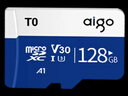 爱国者（aigo）128GB TF（MicroSD）存储卡 U3 A1 V30 4K 监控摄像头 行车记录仪专用高速内存卡 T1 读速100MB/s 实拍图