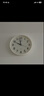 康巴丝（Compas）挂钟客厅静音走时简约石英钟表挂墙时钟 c2855 白色 26cm直径 实拍图
