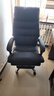 顾全C533家用老板椅舒适久坐办公椅电脑椅可躺工学椅子环保真皮座椅 黑色 超纤皮（160°可躺) 实拍图
