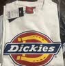 Dickies秋季男女同款情侣logo印花圆领卫衣DK007059 白色 XL  实拍图
