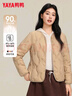 鸭鸭（YAYA）轻薄羽绒服女2025新款内胆外穿秋冬短款圆领保暖外套时尚休闲衣服 实拍图