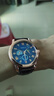 沃凯全自动机芯械男士手表高档日历石英表男款潮流时尚手表男名表 时尚款蓝面 实拍图
