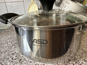 爱仕达（ASD）汤锅 304不锈钢小汤锅 蒸锅复底炖煮锅 20CM燃气电磁炉通用奶锅B1 实拍图