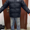 骆驼羽绒服男防泼水鸭绒男女加厚户外防寒冬季面包服外套女 黑色 男女同款,7674B 2XL 实拍图