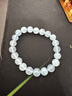 石玥珠宝精品9-10mm海蓝宝石手串本命年转运珠天然水晶手链男女士款礼物 实拍图