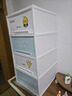 禧天龙免安装收纳柜简易衣柜床头柜儿童零食玩具储物柜 4层雏鸟 实拍图