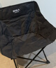 原始人（The Primitive）户外折叠椅露营椅子躺椅便携折叠月亮椅小凳子折叠凳钓鱼凳 软包专享款【3重织带加固+管套加固+置物袋】典雅黑 实拍图