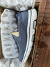 斯凯奇（Skechers）男鞋秋季透气网面健步鞋轻便一脚蹬运动休闲鞋子 NVY海蓝 42.5 实拍图