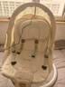 Trimigo（泰美高）婴儿摇摇椅哄娃神器哄睡宝宝摇摇椅婴儿见面礼新生儿电动婴儿摇篮 【卡其】 婴儿摇椅宝宝满月礼物婴儿用品 【蚊帐+餐盘+玩偶+头枕+蓝牙音乐】 实拍图