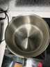 京东京造奶锅316不锈钢宝宝辅食锅泡面热牛奶小奶锅电磁炉燃气通用18cm 实拍图