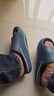 回力厚底防滑男女士凉拖室内外穿软底洗澡浴室拖鞋HL0212蓝灰40-41 实拍图